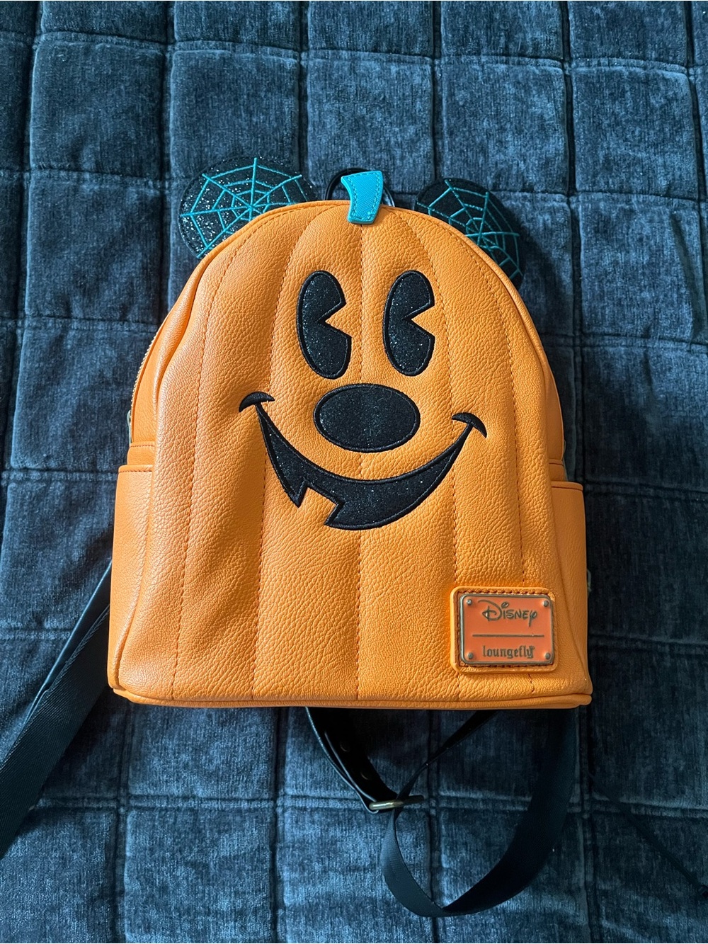 Disney x Loungefly Orange Pumpkin Mickey Mini Backpack 🎃🍂🍁